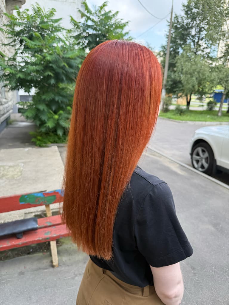 Рыжее окрашивание